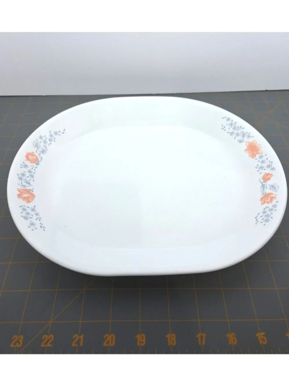 VTG Corelle Livingware Apricot Grove Serving Platter 12.25x10
